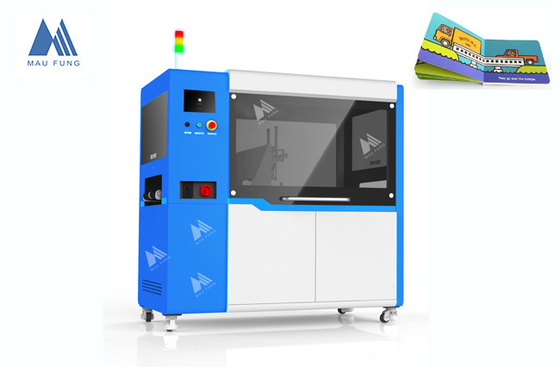 آلة قطع الزوايا المستديرة لكتب الأطفال ذات الرأس المزدوج الأوتوماتيكية عالية السرعة MF-ACM380